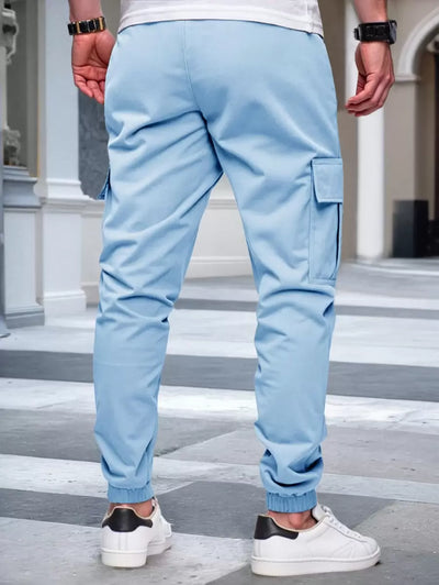 RICCARDO | JOGGER CARGO LEGGERI CON TASCHE