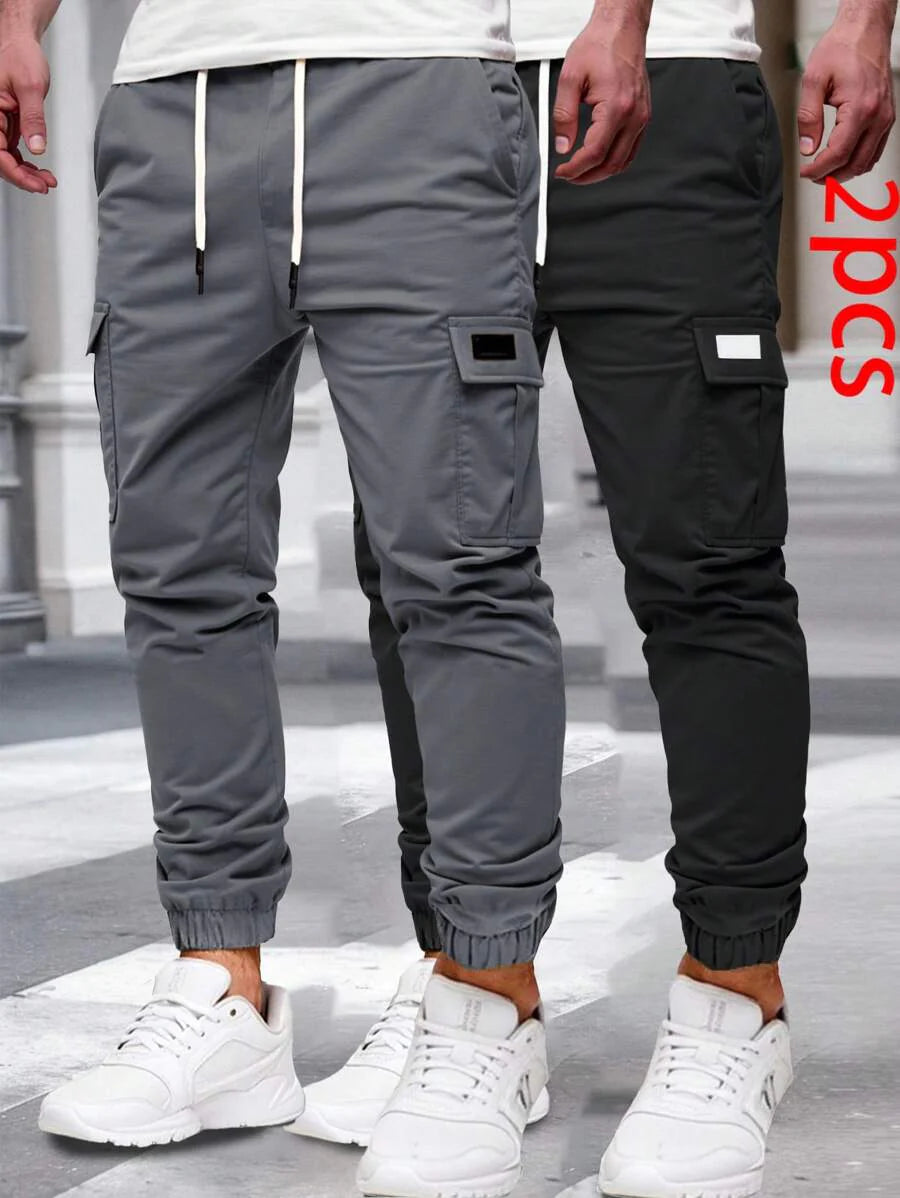 RICCARDO | JOGGER CARGO LEGGERI CON TASCHE