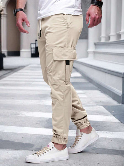 RICCARDO | JOGGER CARGO LEGGERI CON TASCHE