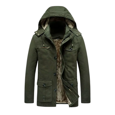 Elegante wattierte Premium-Winterjacke