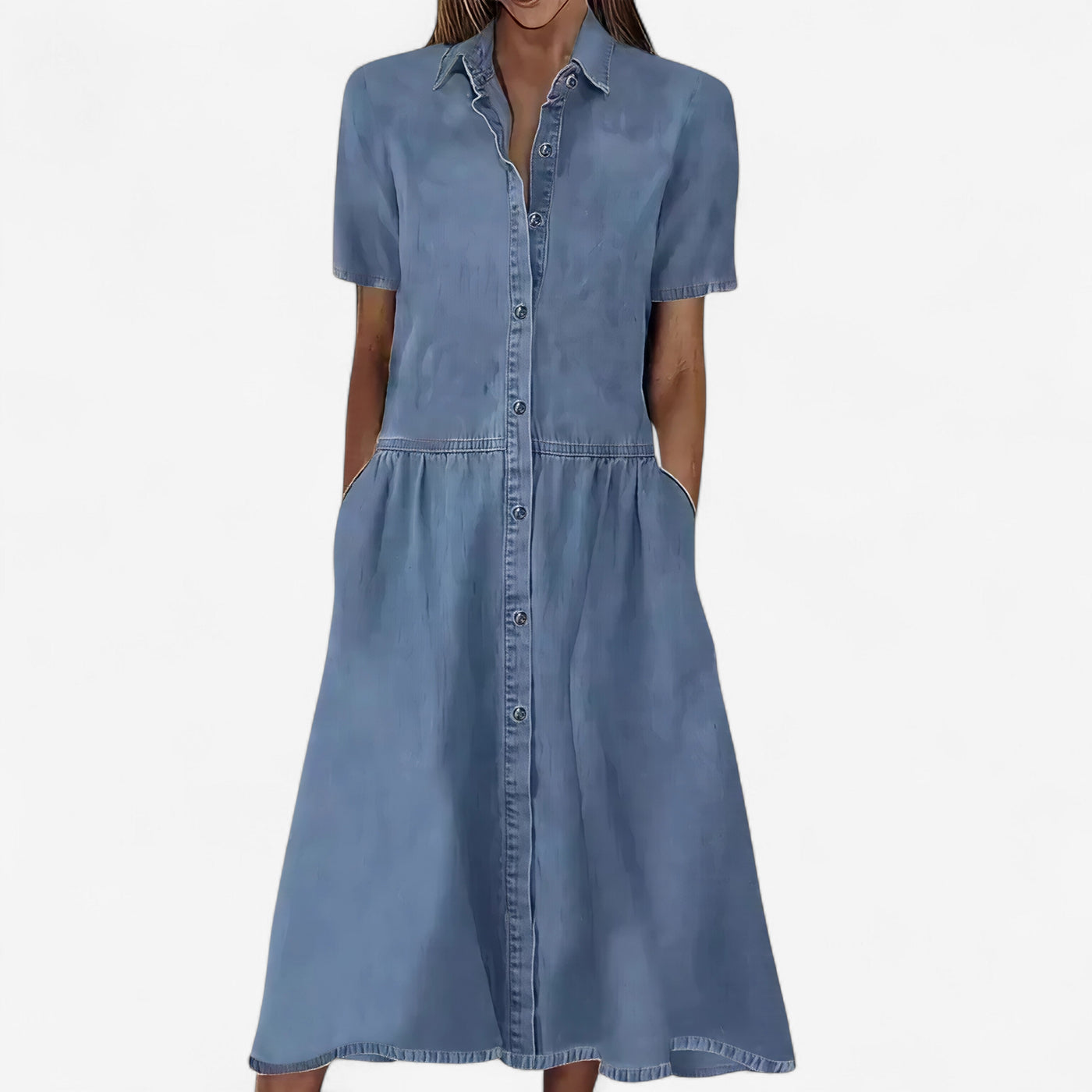 Donna – Stilvolles Jeanskleid