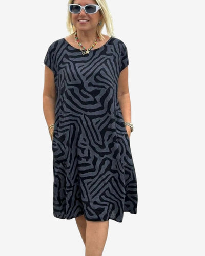 Nelia™| Sommerkleid mit Rundhalsausschnitt