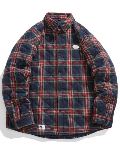 Vintage Baumwolle gepolsterte Jacke