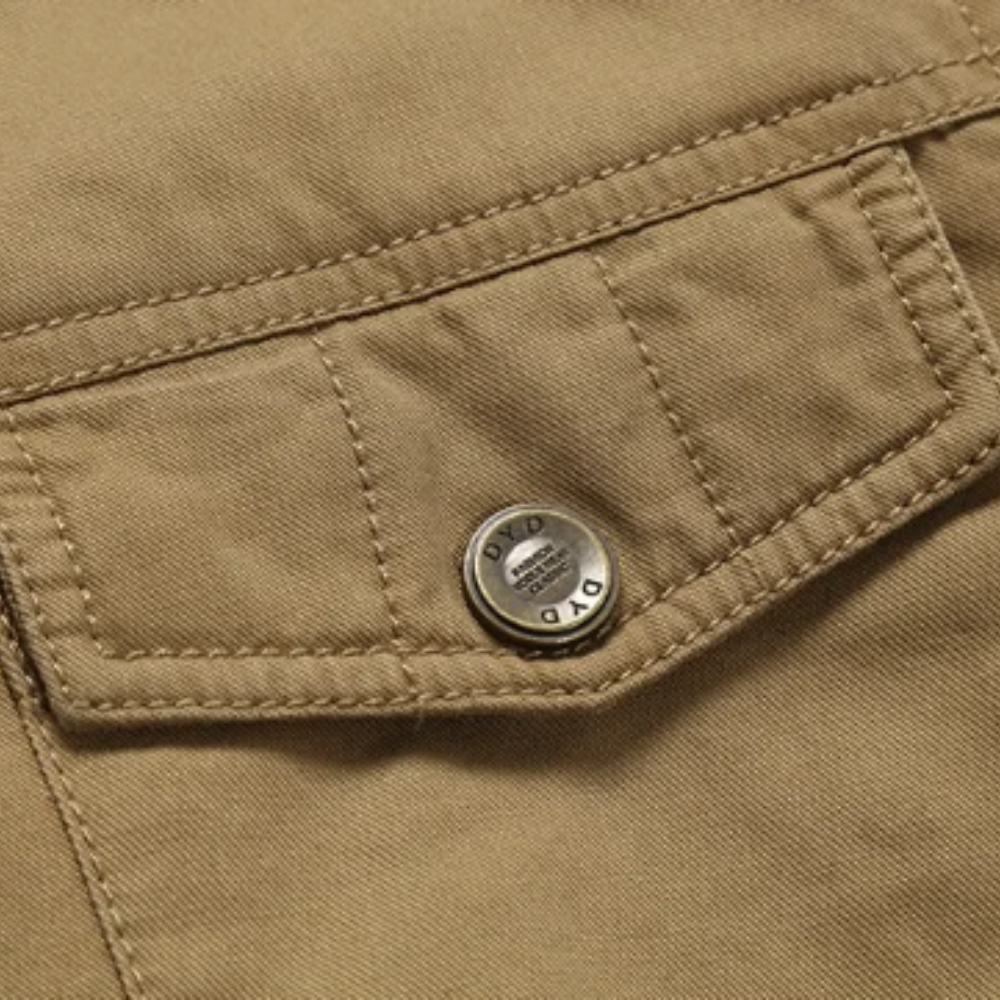 Elegante wattierte Winterjacke aus Baumwolle