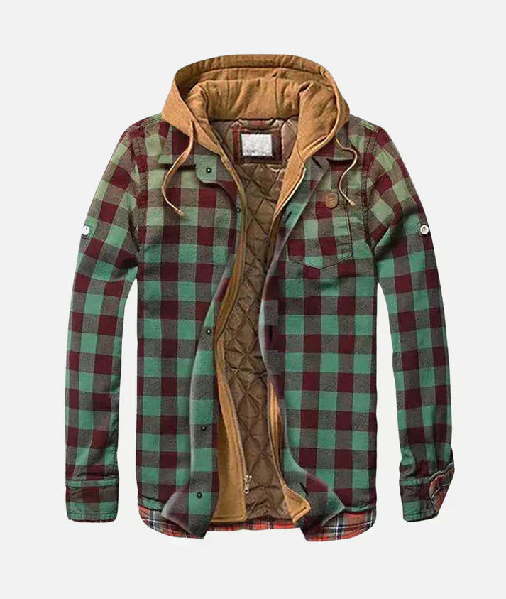 Matthias™ I Patchwork-Jacke mit Karomuster