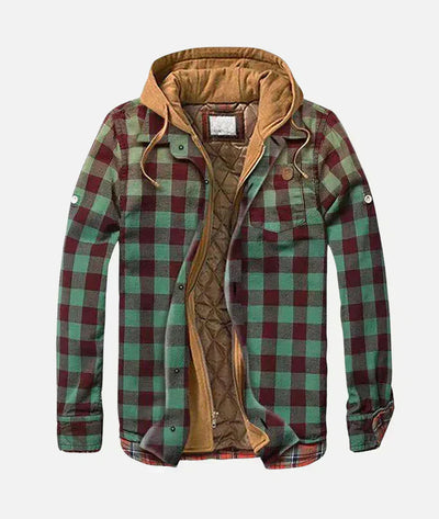 Matthias™ I Patchwork-Jacke mit Karomuster