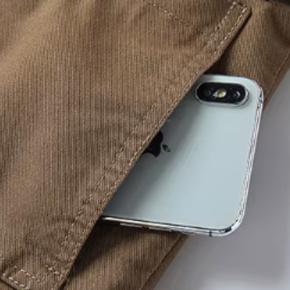 Lässige Winterjacke aus Baumwolle