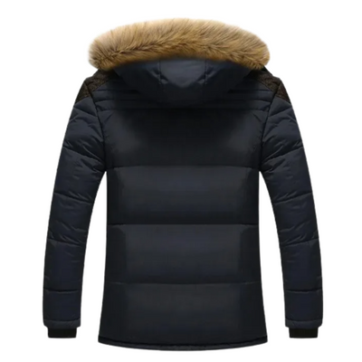 Elegante wattierte Fleece-Winterjacke