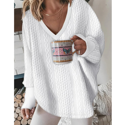 Baetrice – Klassischer V-Ausschnitt-Pullover