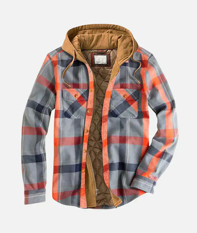 Matthias™ I Patchwork-Jacke mit Karomuster