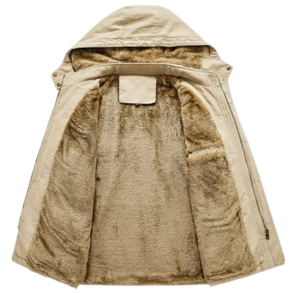 Elegante wattierte Premium-Winterjacke