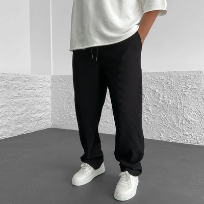 ROSSI ROMA | PANTALONI IN MAGLIA A COSTE