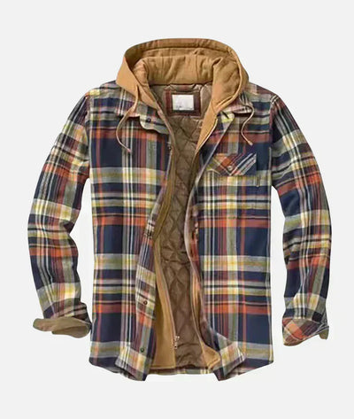 Matthias™ I Patchwork-Jacke mit Karomuster