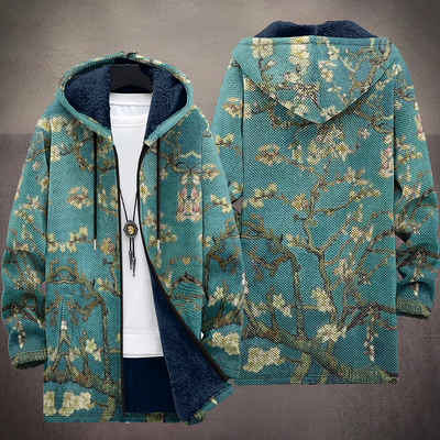 Celine | Luxuriöse, kunstinspirierte Strickjacke
