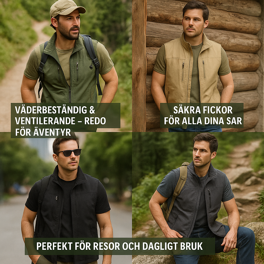 Peter™ | Atmungsaktive Cargo-Bodywarmer mit mehreren Taschen (STOCK CLEANING!)