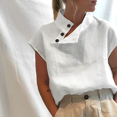 Lina – Stilvolle Bluse mit maskulinem Touch & Vintage-Charme
