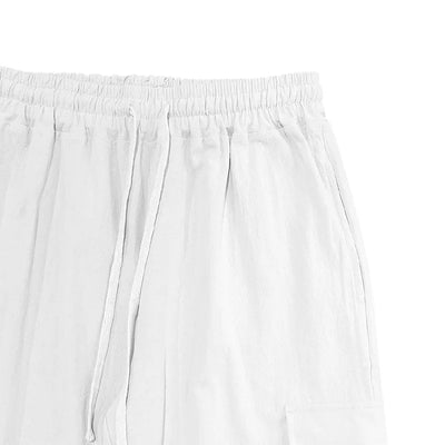 ROSSI ROMA | PANTALONI CARGO IN LINO