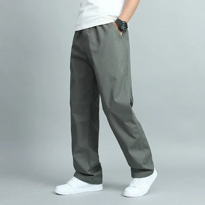 ROSSI ROMA | PANTALONI LARGHI DA UOMO IN COTONE