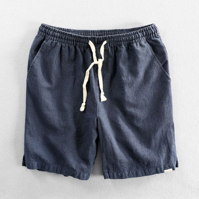 TOMMASO | PANTALONCINI IN COTONE BIOLOGICO E LINO