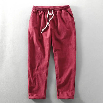 EUSEBIO | PANTALONE DA UOMO IN LINO
