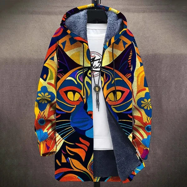 Tarni | Luxuriöse Strickjacke, inspiriert von der Kunst