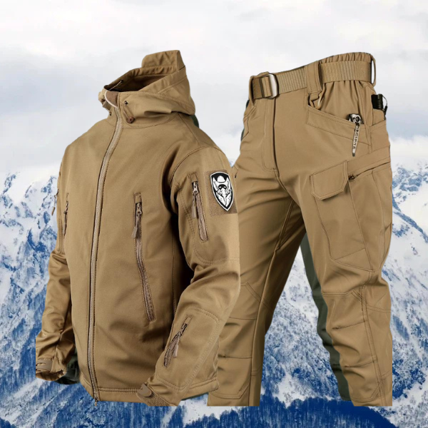 Antarktis - Camo Winterjacke Set