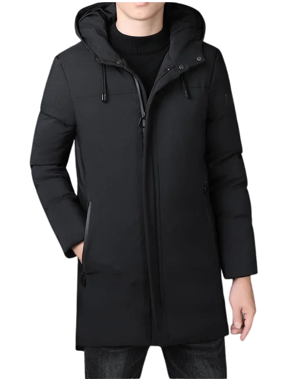 Elegante lange Herrenjacke