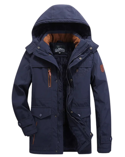 Elegante wattierte Winterjacke