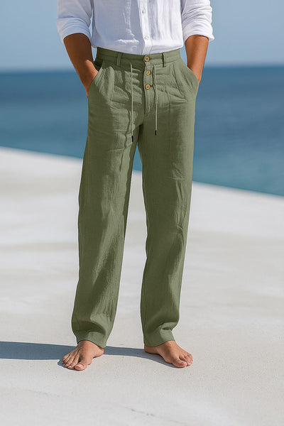 MATTEO | PANTALONE ESTIVO IN LINO LEGGERO