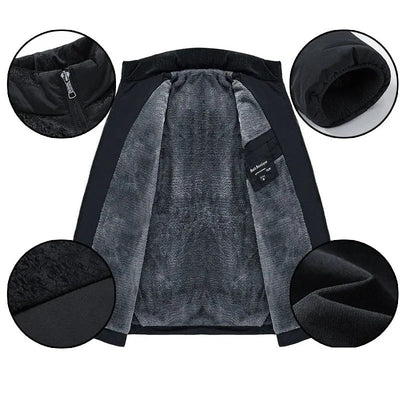 Elegante wattierte Pufferjacke