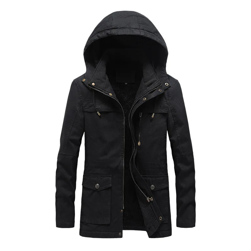 Elegante winddichte Winterjacke