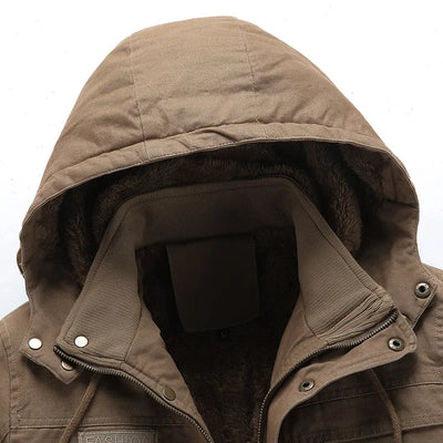 Lässige Winterjacke aus Baumwolle